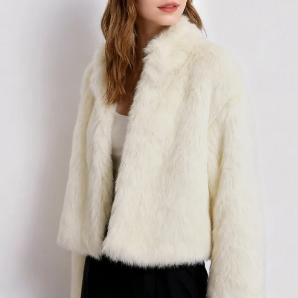 Women's Winter Thick Warm Faux Fur Coat Fashionable Luxury Evening Party Woman Jacket New Arrival Female Clothes
