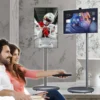 27 32 Inch Smart Home TV Movable Charging Digital Signage Portable Smart Screen Display Built-in Speaker Smart TV Monitor