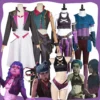 Arcane LOL Powder Jinx Cosplay Women Costume for Female Girls Disguise Disfraz Clothing Outfits Halloween Carnival Roleplay Suit