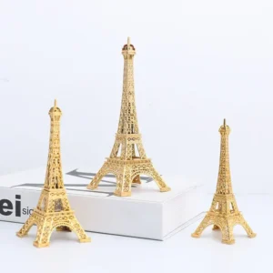 Paris Eiffel Tower Metal Crafts Home Decoration Accessories Figurine Statue Model Souvenir Home Interior Design Ornaments