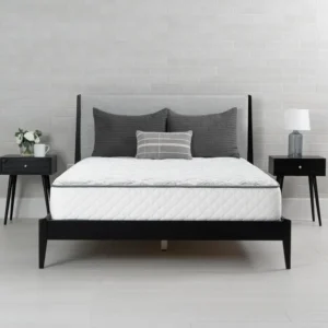 10 Inch Hybrid Twin Mattress, Plush Feel CertiPUR-US Foam Medium Support Bedroom Guest Room 38x75 Inch, Custom