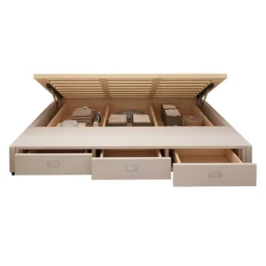 Minimalist Skeleton Customization, Tatami Bed, Children's Air Pressure Bedroom, Solid Wood Bed Frame, Skeleton Bed Frame