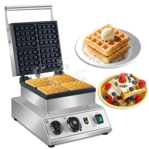 HPH20 4PCS Waffle Maker Machine Stainless Dessert Makers electric Waffle Machine Kitchen Appliance