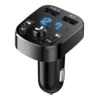 Car Fm Transmitter Bluetooth 5.0 Aux Handsfree Wireless Car Kit Dual Usb Car Charger Auto Radio Fm Modulator Mp3 Player Adapter
