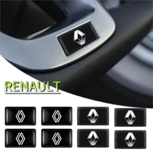 10/20/Pcs 3D Styling Car Epoxy Emblem Stickers Decor Accessories For Renault Fluence Captur Megane Clio Kadjar Talisman Arka