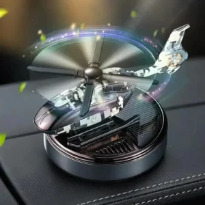 Car Helicopter Solar Rotating Perfume Diffuser Car Fragrance Decoration Car Air Freshener Ornaments Deodorant Perfume Diffuser ﻿