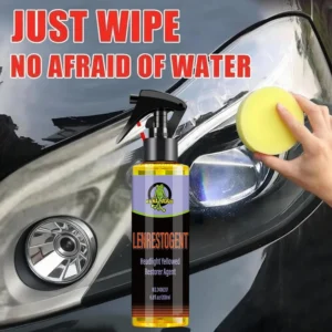 Car Headlight Restorer Agent Repair Headlight Yellowed Cloudy Dull Car Lamp Polisher Cleaning Restoration LENRESTOGENT RG317